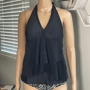 Beach Scene Collection 4-Tier Ruffled Tankini Top